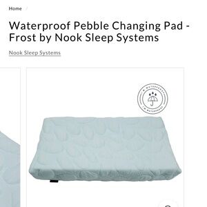 Nook pebble changing pad